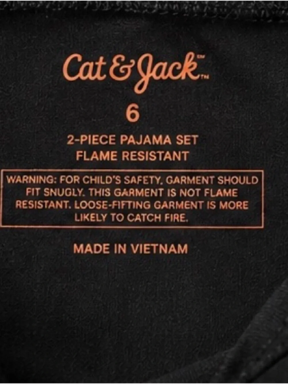 Cat & Jack Glow in Dark Skeleton Halloween Pajama Set Costume Candy Corn Kids 6